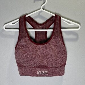 PINK Victoria' Secret Seamless Sport Bra Size medium Activewear Gym Yoga Workout